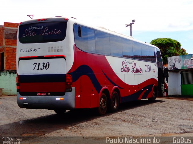 Expresso São Luiz 7130 na cidade de Rio Verde, Goiás, Brasil, por Paulo Roberto Sales do Nascimento. Número da foto: #1860672.