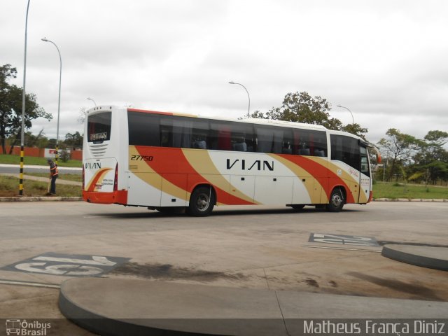 VIAN - Viação Anapolina 27750 na cidade de Brasília, Distrito Federal, Brasil, por Matheus França Diniz. Número da foto: #1860720.