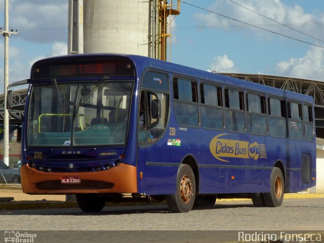Cidos Bus 230 na cidade de Caruaru, Pernambuco, Brasil, por Rodrigo Fonseca. Número da foto: #1860970.