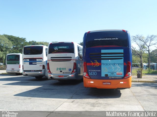 Viação Piracicabana 1430 na cidade de São Paulo, São Paulo, Brasil, por Matheus França Diniz. Número da foto: #1860723.