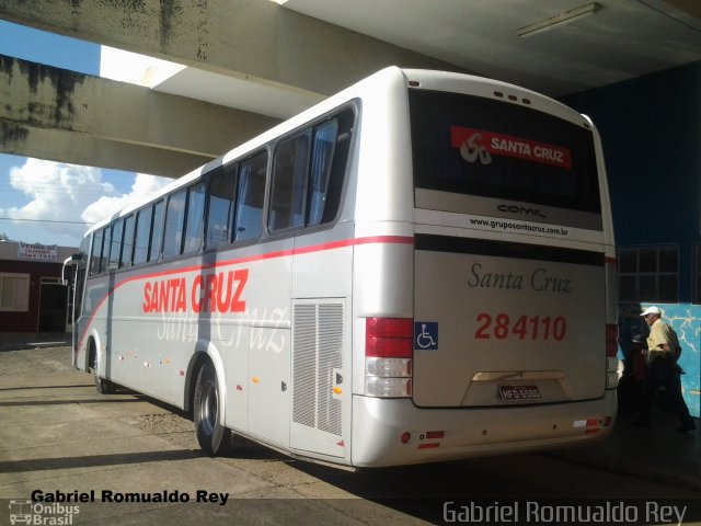 Viação Santa Cruz 284110 na cidade de Carmo do Rio Claro, Minas Gerais, Brasil, por Gabriel Romualdo Rey . Número da foto: #1862165.