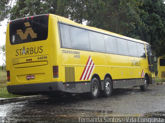 Viação Itapemirim 44015 na cidade de Vitória da Conquista, Bahia, Brasil, por Fernanda Santos Almeida. Número da foto: #1860562.