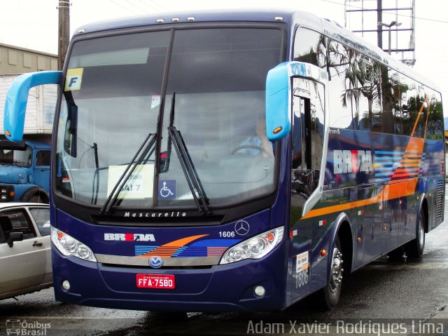 Breda Transportes e Serviços 1606 na cidade de São Vicente, São Paulo, Brasil, por Adam Xavier Rodrigues Lima. Número da foto: #1860305.