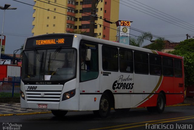 Pruden Express 7000 na cidade de Presidente Prudente, São Paulo, Brasil, por Francisco Ivano. Número da foto: #1863446.
