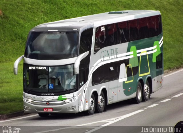 Santa Luzia Transporte e Turismo - Geneve Turismo 2023 na cidade de Aparecida, São Paulo, Brasil, por Jerônimo Diniz. Número da foto: #1863103.