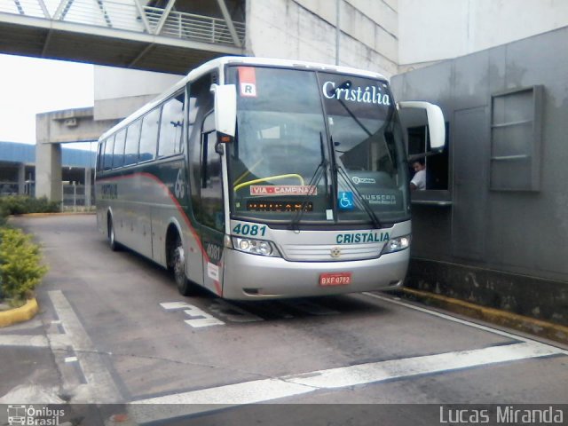 Expresso Cristália 4081 na cidade de Campinas, São Paulo, Brasil, por Lucas Miranda. Número da foto: #1862491.
