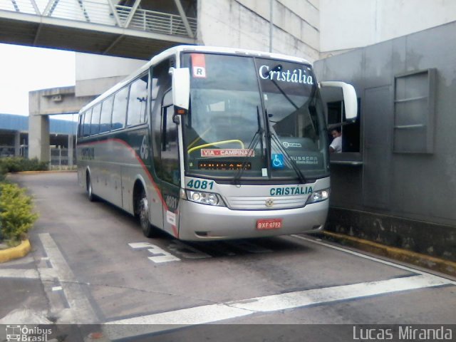 Expresso Cristália 4081 na cidade de Campinas, São Paulo, Brasil, por Lucas Miranda. ID da foto: 1862491.