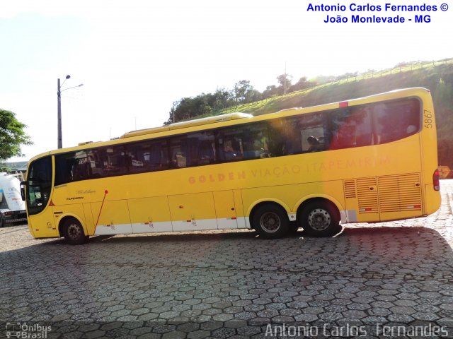 Viação Itapemirim 5867 na cidade de João Monlevade, Minas Gerais, Brasil, por Antonio Carlos Fernandes. Número da foto: #1863377.