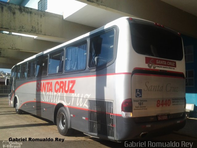 Viação Santa Cruz 8440 na cidade de Carmo do Rio Claro, Minas Gerais, Brasil, por Gabriel Romualdo Rey . Número da foto: #1863425.