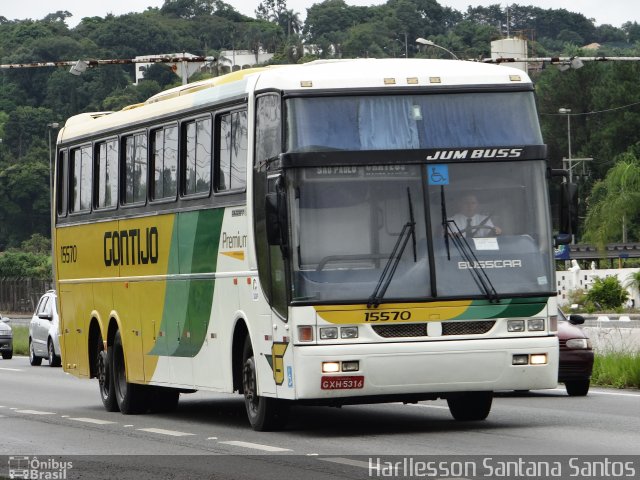 Empresa Gontijo de Transportes 15570 na cidade de Atibaia, São Paulo, Brasil, por Harllesson Santana Santos. ID da foto: 1863761.