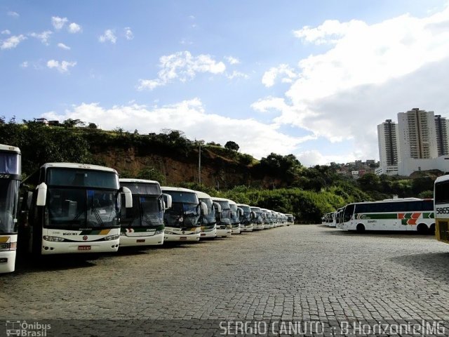 Empresa Gontijo de Transportes Garagem BHZ na cidade de Belo Horizonte, Minas Gerais, Brasil, por Sérgio Augusto Braga Canuto. ID da foto: 1864378.