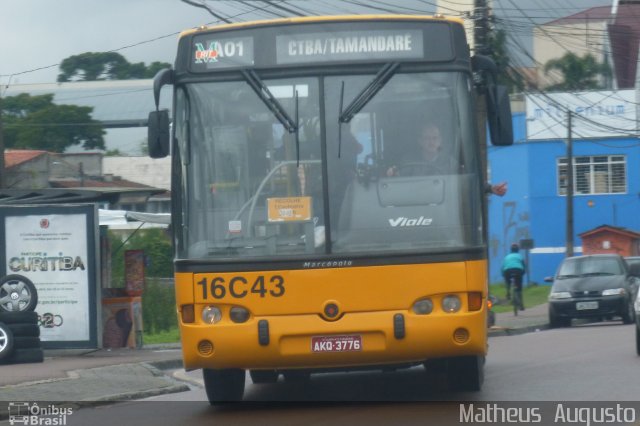 Viação Tamandaré 16C43 na cidade de Curitiba, Paraná, Brasil, por Matheus  Augusto. Número da foto: #1865705.