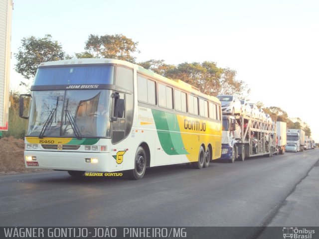 Empresa Gontijo de Transportes 15460 na cidade de João Pinheiro, Minas Gerais, Brasil, por Wagner Gontijo Várzea da Palma-mg. Número da foto: #1865499.