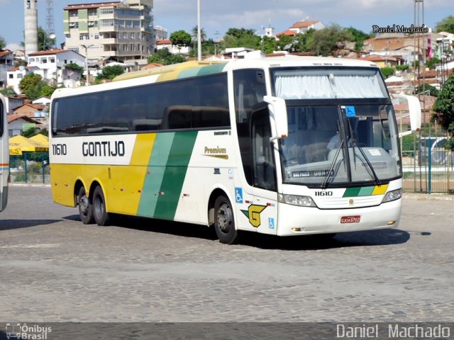 Empresa Gontijo de Transportes 11610 na cidade de Jequié, Bahia, Brasil, por Daniel  Machado. ID da foto: 1865230.