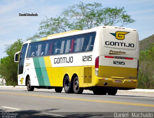 Empresa Gontijo de Transportes 12115 na cidade de Jequié, Bahia, Brasil, por Daniel  Machado. Número da foto: #1865325.