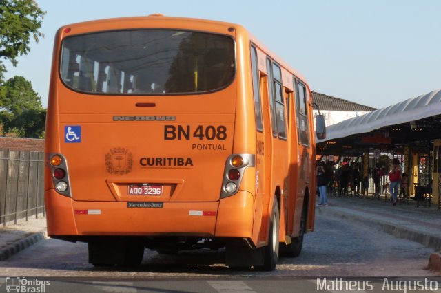 Transporte Coletivo Glória BN408 na cidade de Curitiba, Paraná, Brasil, por Matheus  Augusto. Número da foto: #1865635.
