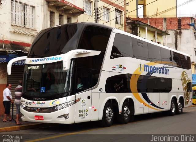 Imperador Turismo 4040 na cidade de Aparecida, São Paulo, Brasil, por Jerônimo Diniz. Número da foto: #1865520.