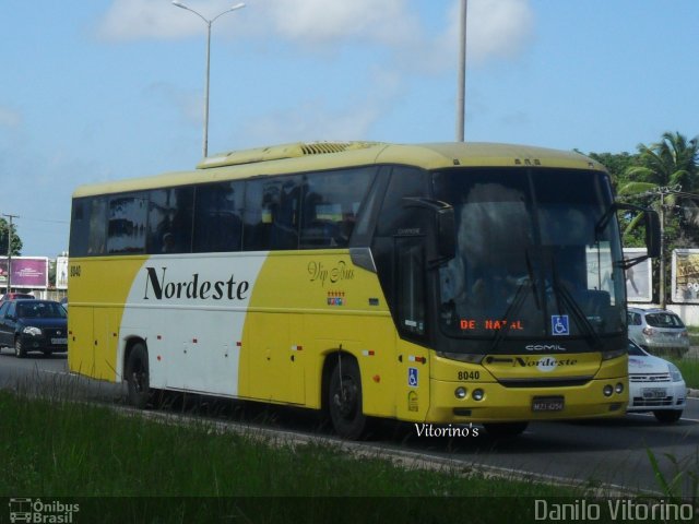 Viação Nordeste 8040 na cidade de Parnamirim, Rio Grande do Norte, Brasil, por Danilo Vitorino Lopes. Número da foto: #1866788.