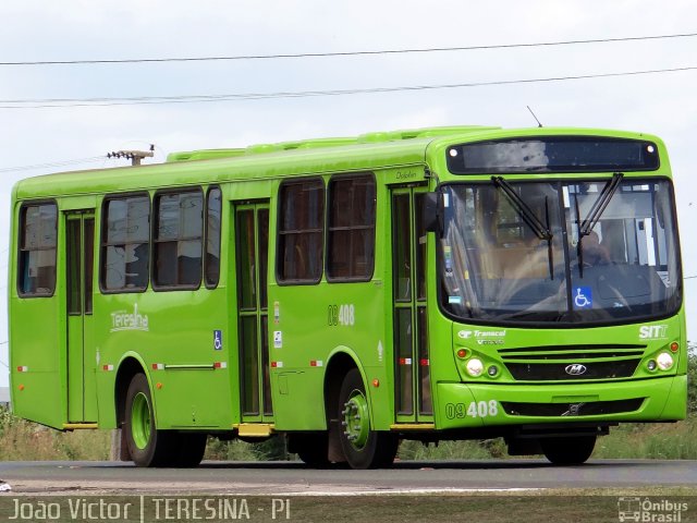 Transcol Transportes Coletivos 09408 na cidade de Teresina, Piauí, Brasil, por João Victor. ID da foto: 1867296.