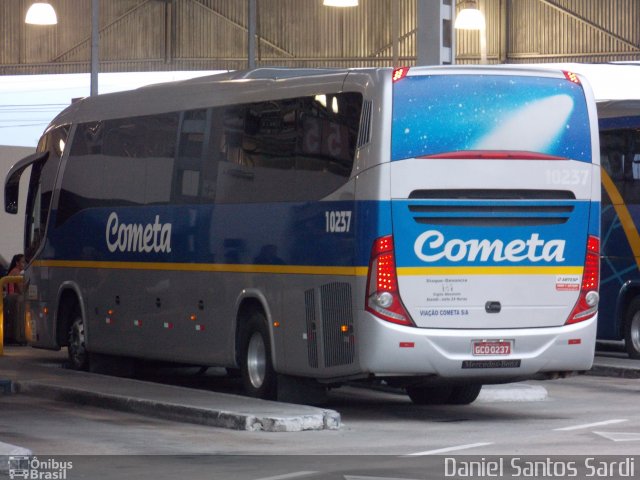 Viação Cometa 10237 na cidade de Praia Grande, São Paulo, Brasil, por Daniel Santos Sardi. Número da foto: #1869205.