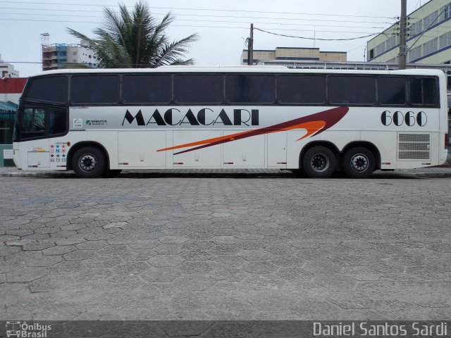 Auto Ônibus Macacari 6060 na cidade de Praia Grande, São Paulo, Brasil, por Daniel Santos Sardi. Número da foto: #1869164.