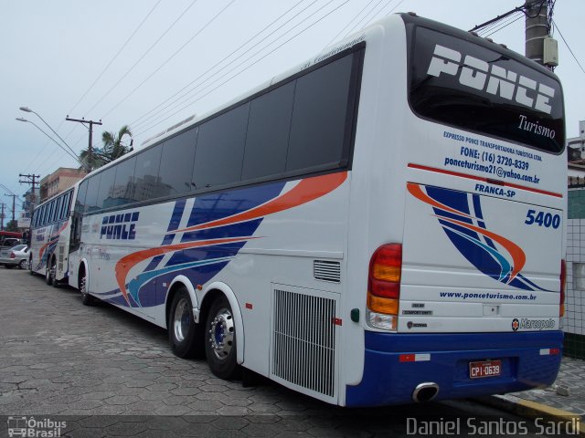 Ponce Turismo 5400 na cidade de Praia Grande, São Paulo, Brasil, por Daniel Santos Sardi. Número da foto: #1869167.