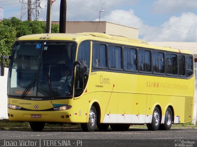 Viação Itapemirim 8001 na cidade de Teresina, Piauí, Brasil, por João Victor. Número da foto: #1869976.