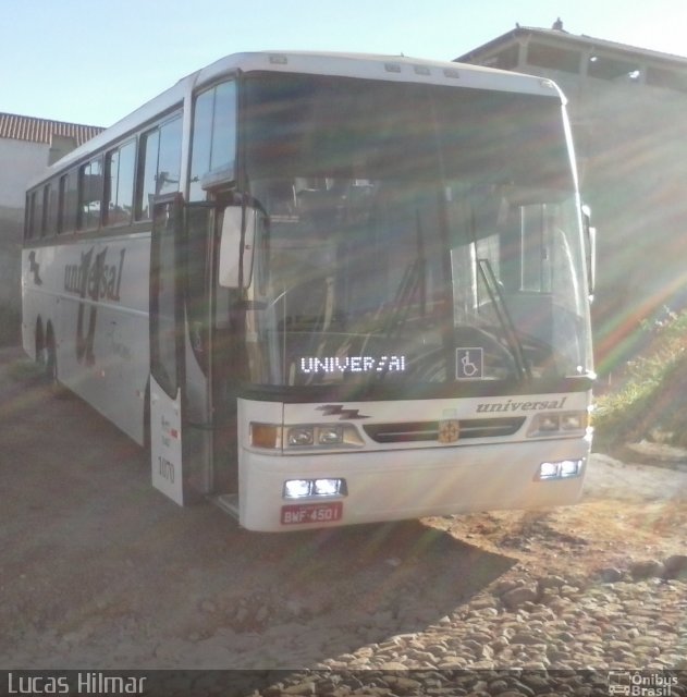 Universal Turismo 1070 na cidade de Lagoa Dourada, Minas Gerais, Brasil, por Jose Hilmar. Número da foto: #1868500.