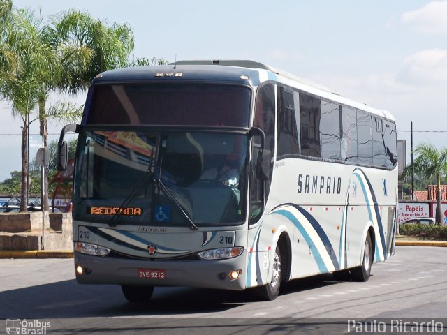 Viação Sampaio 210 na cidade de São Paulo, São Paulo, Brasil, por Paulo Ricardo. Número da foto: #1869865.