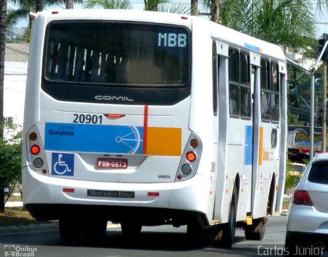 HP Transportes Coletivos 20901 na cidade de Goiânia, Goiás, Brasil, por Carlos Júnior. Número da foto: #1834076.