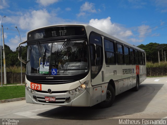 Borborema Imperial Transportes 973 na cidade de Recife, Pernambuco, Brasil, por Matheus Fernando. ID da foto: 1833664.