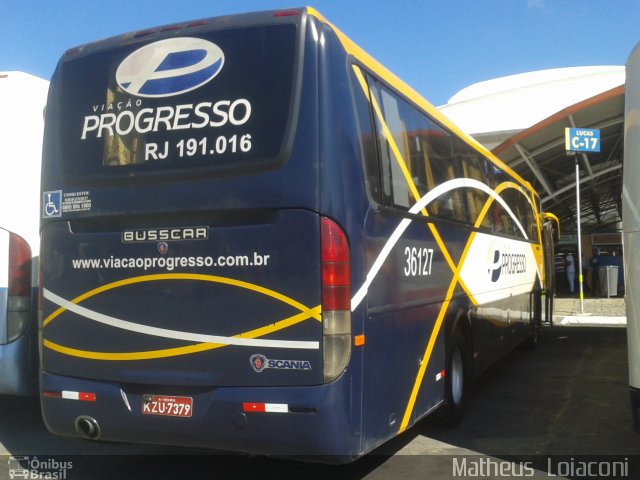 Viação Progresso 36127 na cidade de Aparecida, São Paulo, Brasil, por Matheus  Loiaconi dos Santos. Número da foto: #1834640.