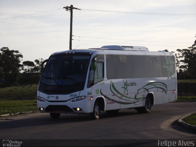 Via Certa Transportes e Turismo 2606 na cidade de Pelotas, Rio Grande do Sul, Brasil, por Felipe Alves. Número da foto: #1835632.