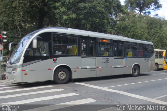 Araucária Transportes Coletivos LL305 na cidade de Curitiba, Paraná, Brasil, por Eric Moises Martins. ID da foto: 1835624.