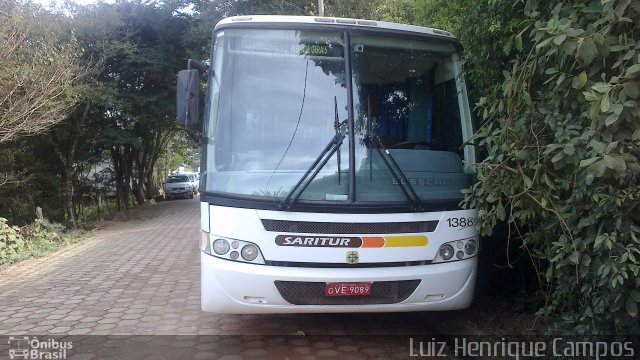 Saritur - Santa Rita Transporte Urbano e Rodoviário 13880 na cidade de Piedade dos Gerais, Minas Gerais, Brasil, por Luiz Henrique Campos. ID da foto: 1833662.