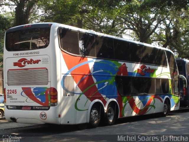 Auto Viação Critur 2245 na cidade de Rio de Janeiro, Rio de Janeiro, Brasil, por Michel Soares da Rocha. ID da foto: 1835364.