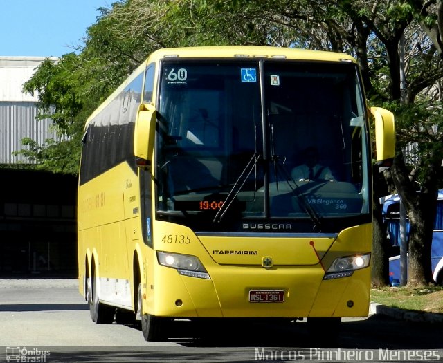 Viação Itapemirim 48135 na cidade de Vitória, Espírito Santo, Brasil, por Marcos Pinnheiro Meneses. Número da foto: #1833834.
