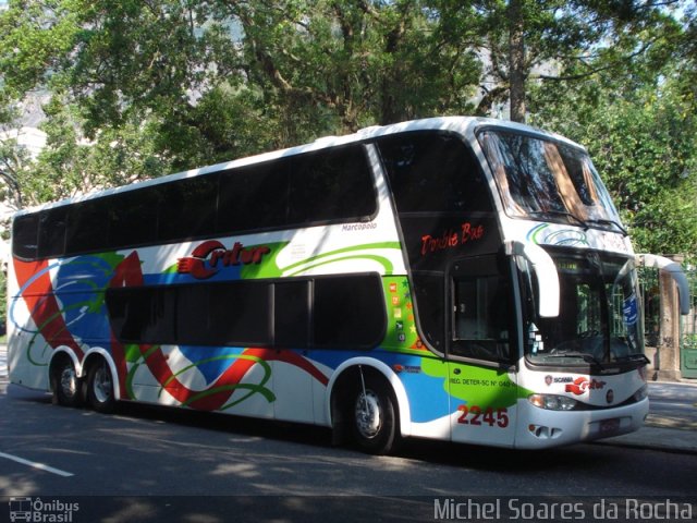 Auto Viação Critur 2245 na cidade de Rio de Janeiro, Rio de Janeiro, Brasil, por Michel Soares da Rocha. Número da foto: #1835367.