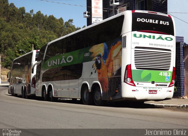 Empresa União de Transportes 4183 na cidade de Aparecida, São Paulo, Brasil, por Jerônimo Diniz. Número da foto: #1834970.
