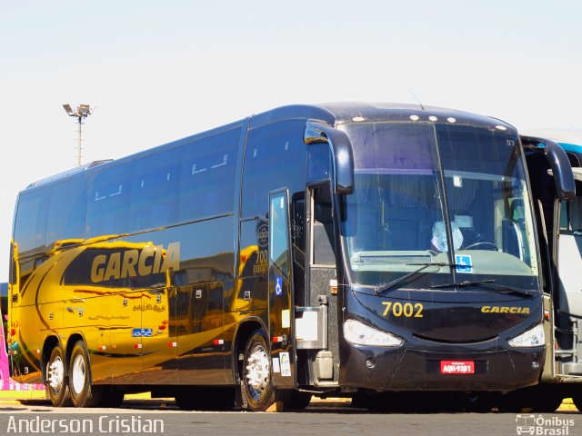 Viação Garcia 7002 na cidade de Londrina, Paraná, Brasil, por Anderson Cristian. Número da foto: #1835108.