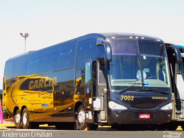 Viação Garcia 7002 na cidade de Londrina, Paraná, Brasil, por Anderson Cristian. ID da foto: 1835108.