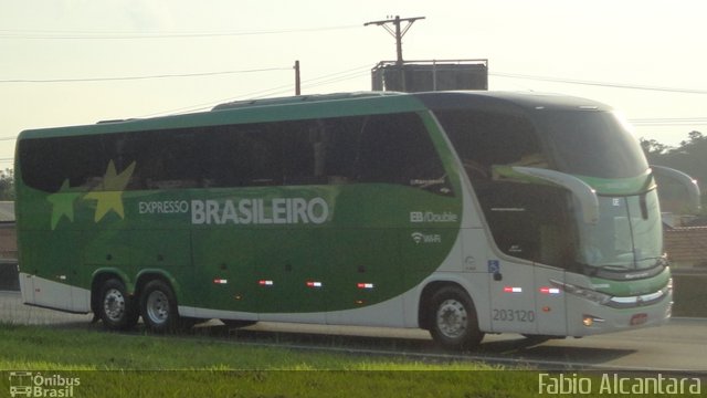 Expresso Brasileiro 203120 na cidade de Guaratinguetá, São Paulo, Brasil, por Fabio Alcantara. Número da foto: #1833849.