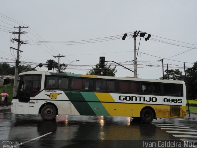 Empresa Gontijo de Transportes 8885 na cidade de Belo Horizonte, Minas Gerais, Brasil, por Ivan Caldeira Moc. ID da foto: 1833950.