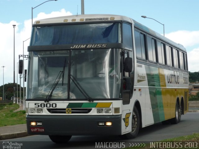 Empresa Gontijo de Transportes 5800 na cidade de Belo Horizonte, Minas Gerais, Brasil, por Maicon Igor  Barboza. ID da foto: 1833509.