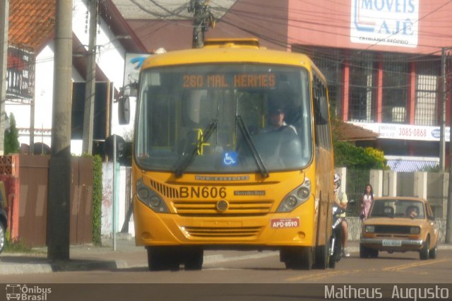 Transporte Coletivo Glória BN606 na cidade de Curitiba, Paraná, Brasil, por Matheus  Augusto. Número da foto: #1871259.