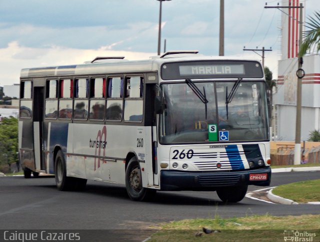 Turismar Transporte e Turismo 260 na cidade de Marília, São Paulo, Brasil, por Caique Cazares. Número da foto: #1870496.
