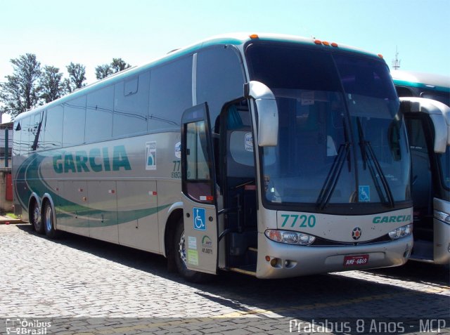 Viação Garcia 7720 na cidade de Londrina, Paraná, Brasil, por Cristiano Soares da Silva. Número da foto: #1871629.
