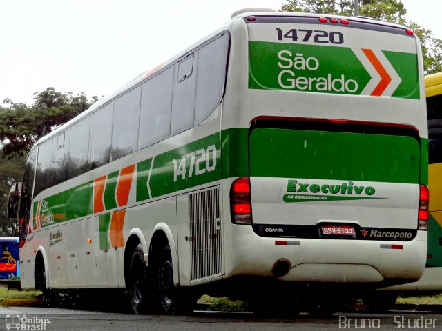 Cia. São Geraldo de Viação 14720 na cidade de São Paulo, São Paulo, Brasil, por Bruno   Studer. Número da foto: #1872263.