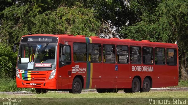 Borborema Imperial Transportes 338 na cidade de Recife, Pernambuco, Brasil, por Vinicius Silva. ID da foto: 1873084.