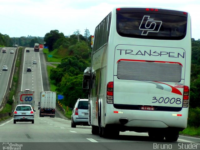 Transpen Transporte Coletivo e Encomendas 30008 na cidade de Curitiba, Paraná, Brasil, por Bruno   Studer. Número da foto: #1872257.